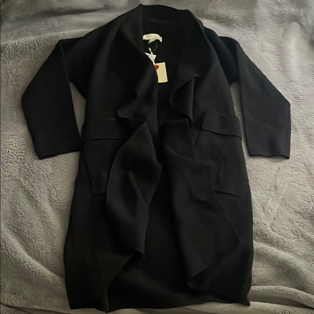 Black Cardigan Sweater